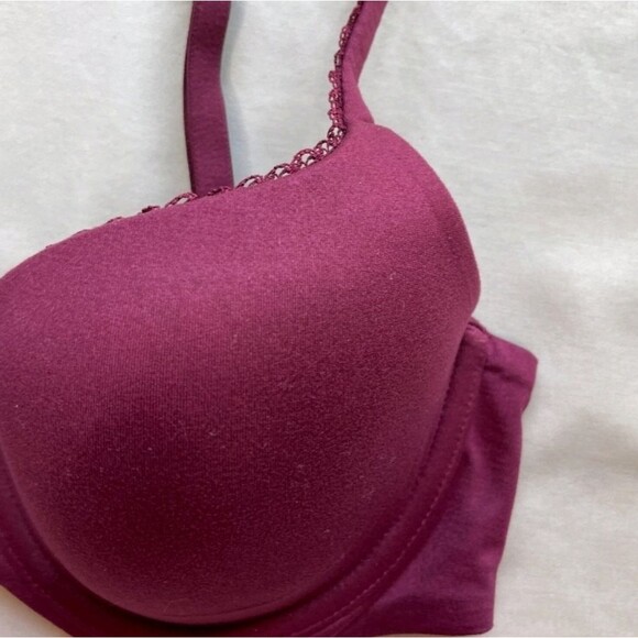 Victoria’s Secret Maroon Lined Demi Bra 34A - Picture 4 of 16